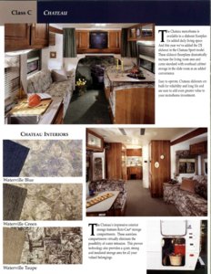 2000 Thor Chateau Brochure page 4