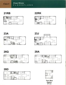 2000 Thor Four Winds 5000 Brochure page 6