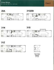 2000 Thor Four Winds 5000 Brochure page 7