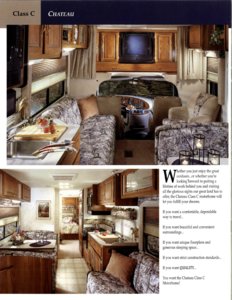 2000 Thor Four Winds Chateau And Sport Brochure page 2