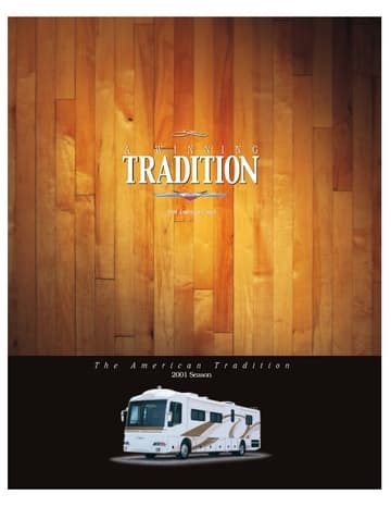 2001 American Coach American Tradition Brochure
