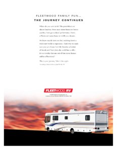 2001 Fleetwood Bounder Brochure page 14