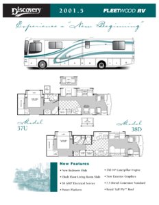 2001 Fleetwood Discovery Brochure page 1