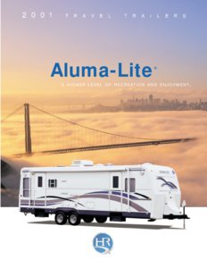 2001 Holiday Rambler Aluma Lite Brochure page 1