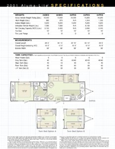 2001 Holiday Rambler Aluma Lite Brochure page 4