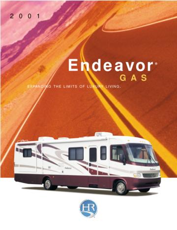 2001 Holiday Rambler Endeavor Gas Brochure