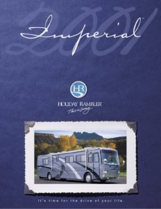 2001 Holiday Rambler Imperial Brochure page 1