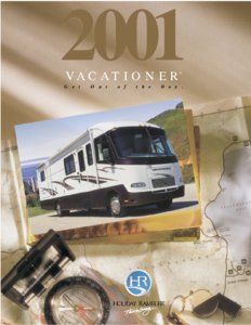 2001 Holiday Rambler Vacationer Brochure page 1