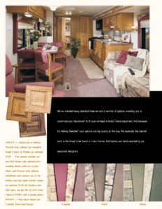 2001 Holiday Rambler Vacationer Brochure page 2