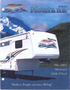 2001 Keystone RV Montana Brochure page 1