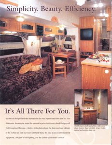 2001 Keystone RV Montana Brochure page 2