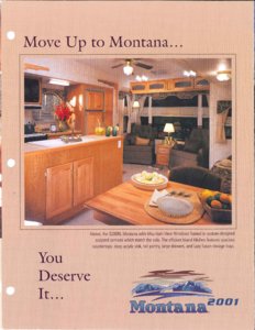 2001 Keystone RV Montana Brochure page 8