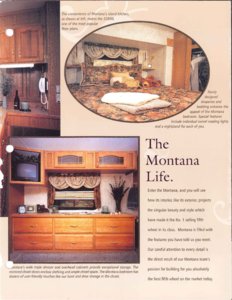 2001 Keystone RV Montana Brochure page 9