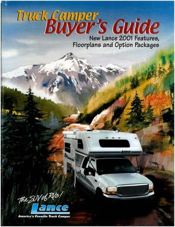 2001 Lance Truck Campers Brochure