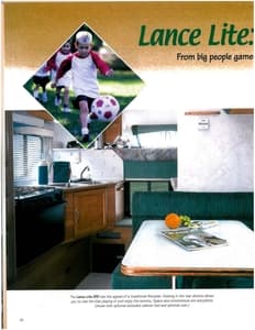 2001 Lance Truck Campers Brochure page 24