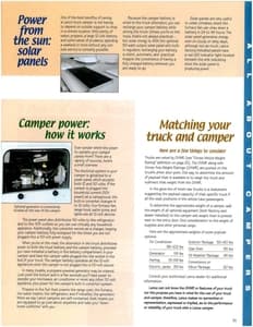 2001 Lance Truck Campers Brochure page 33