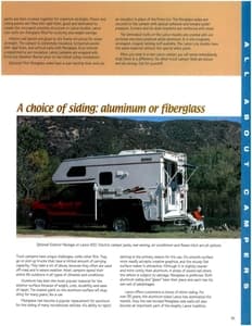 2001 Lance Truck Campers Brochure page 35