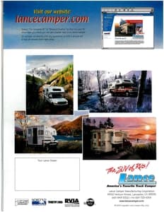 2001 Lance Truck Campers Brochure page 36