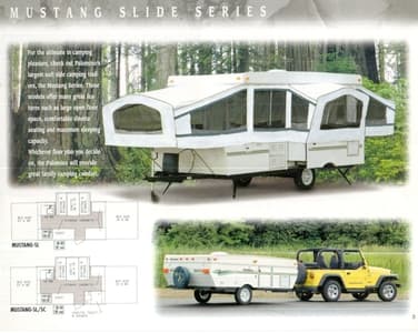 2001 Palomino Camping Trailers Brochure page 3