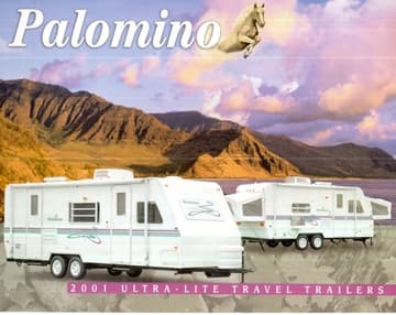 2001 Palomino Ultra Lite Travel Trailers Brochure