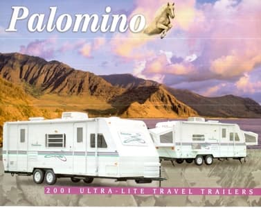 2001 Palomino Ultra Lite Travel Trailers Brochure page 1