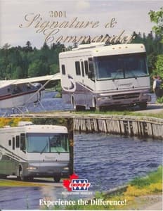 2001 Triple E RV Commander Brochure page 1