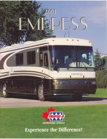 2001 Triple E RV Empress Brochure