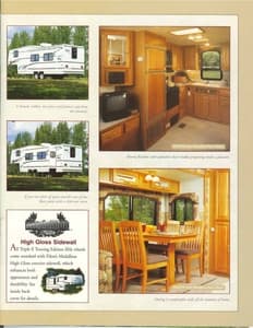 2001 Triple E RV Topaz Brochure page 3