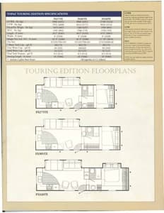 2001 Triple E RV Topaz Brochure page 5