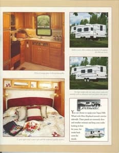 2001 Triple E RV Topaz Brochure page 7