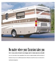 2002 Fleetwood Excursion Brochure page 13