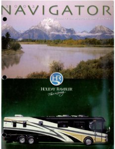 2002 Holiday Rambler Navigator Brochure page 1
