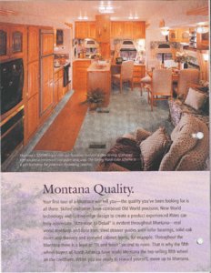 2002 Keystone RV Montana Brochure page 2