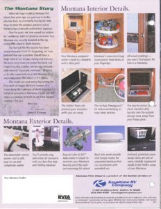 2002 Keystone RV Montana Brochure page 6