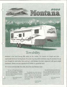 2002 Keystone RV Montana Brochure page 7