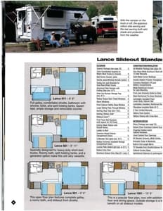 2002 Lance Truck Campers Brochure page 8