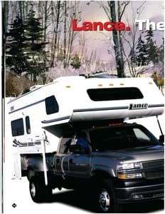 2002 Lance Truck Campers Brochure page 10