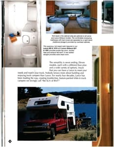 2002 Lance Truck Campers Brochure page 16