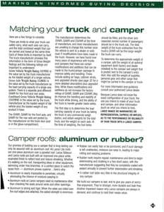 2002 Lance Truck Campers Brochure page 29