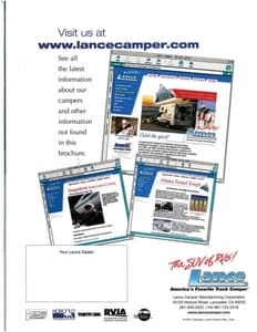 2002 Lance Truck Campers Brochure page 36