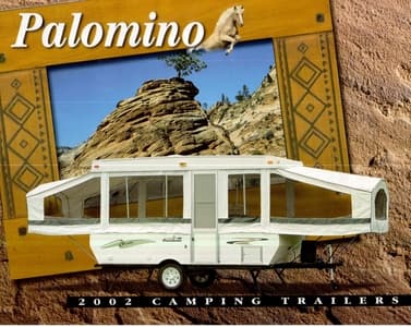 2002 Palomino Camping Trailers Brochure page 1