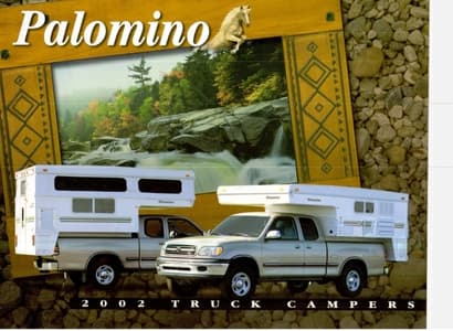 2002 Palomino Truck Campers Brochure page 1