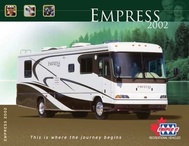 2002 Triple E RV Empress Brochure page 1