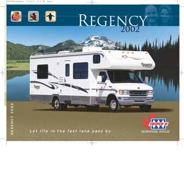 2002 Triple E RV Regency Brochure