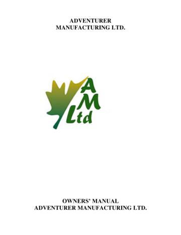 2003 ALP Owner's Manual