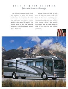 2003 American Coach American Tradition Brochure page 2