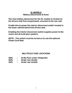 2003 Dynamax Supplemental Owners Manual Brochure page 4