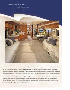 2003 Holiday Rambler Imperial Brochure page 2