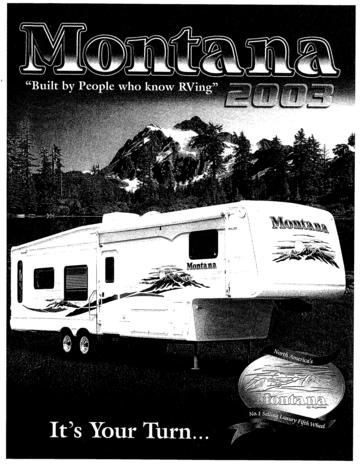 2003 Keystone RV Montana Brochure