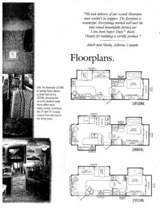 2003 Keystone RV Montana Brochure page 7